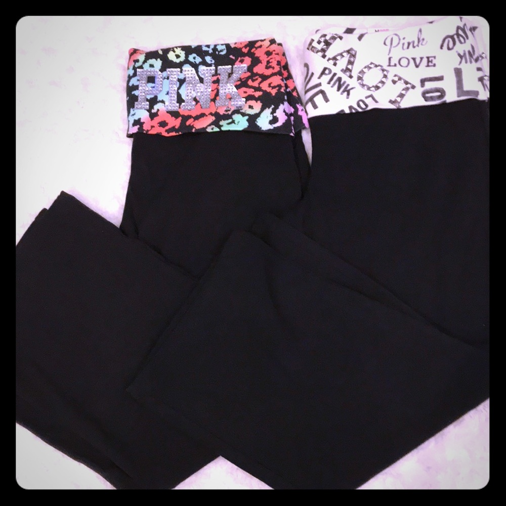 Pink crop pants. Both NWT
